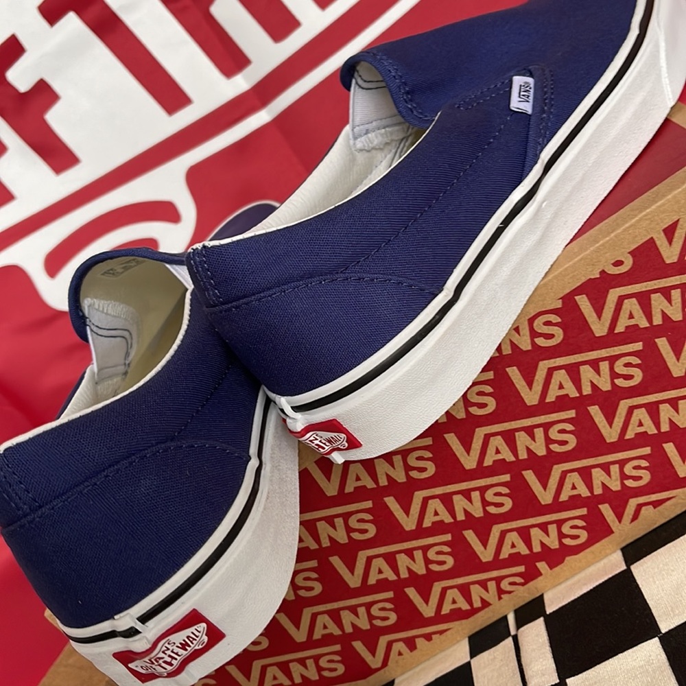 Vans Classic Slip On Twilight Blue/True White Men’s sneakers - Picture 15 of 16